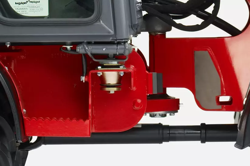 Weidemann Hoftrac 1280, Schwingungsdämpfung Fahrerstand Kabine