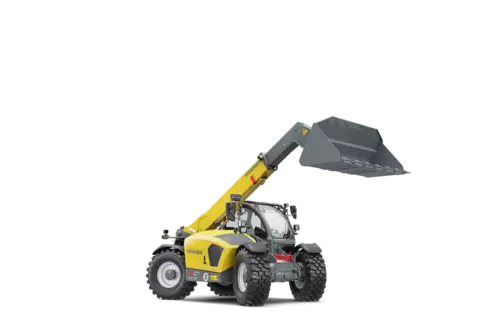 The Kramer telehandler 5507 in a studio.