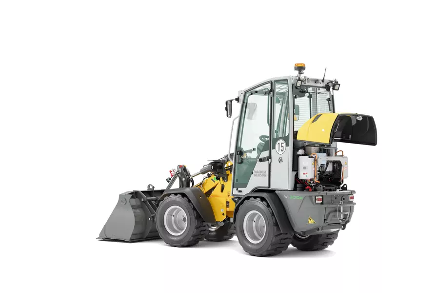 Wacker Neuson wheel loader WL300e studio picture