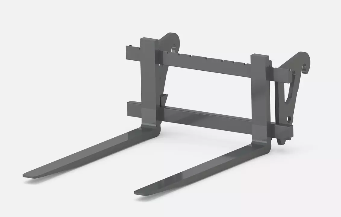 Weidemann attachment Pallet fork, Studio
