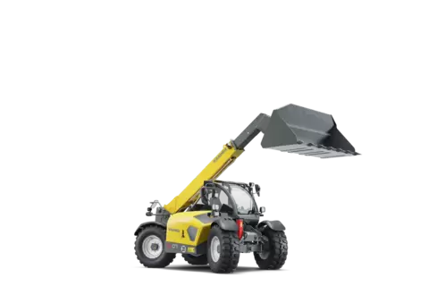 Телескопический погрузчик Kramer 3507 в студии.