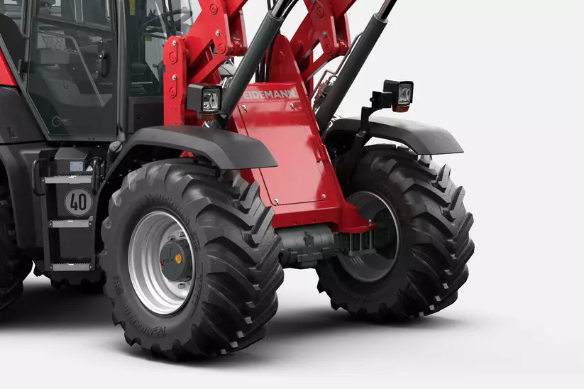 Weidemann wheel loader 9080, Differential lock