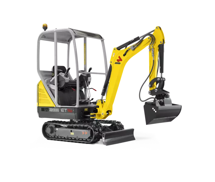 ET16 Studiofoto kompakter Minibagger