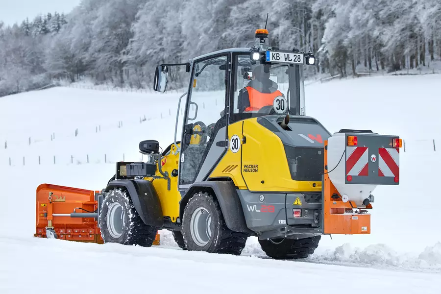 Wacker Neuson attachment, Small gritter