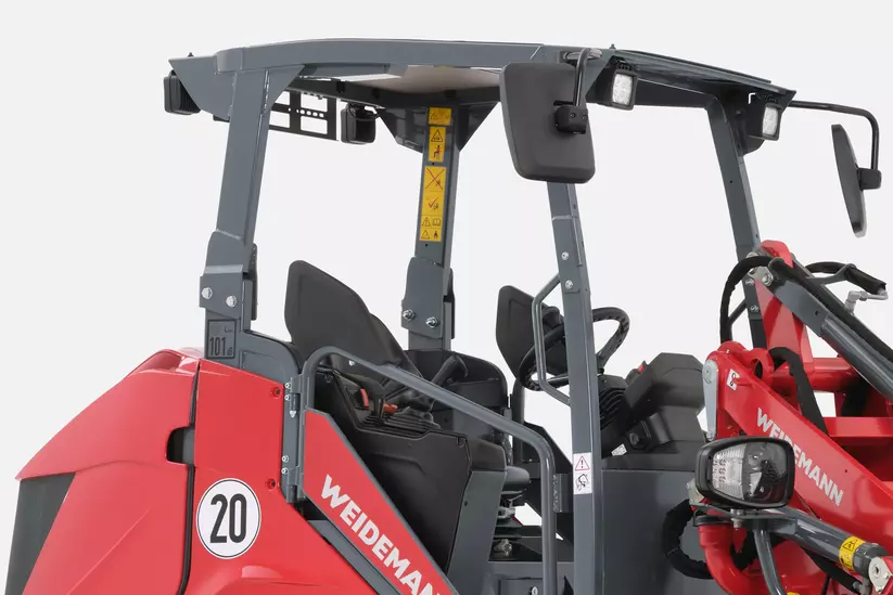 Weidemann Hoftrac 1390, Fahrerschutzdach