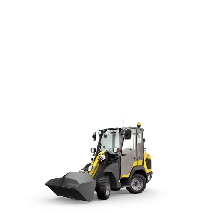 The Kramer wheel loader 5040 in a studio.