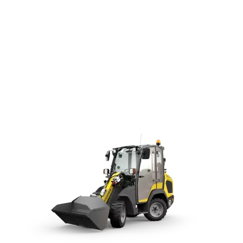 The Kramer wheel loader 5040 in a studio.