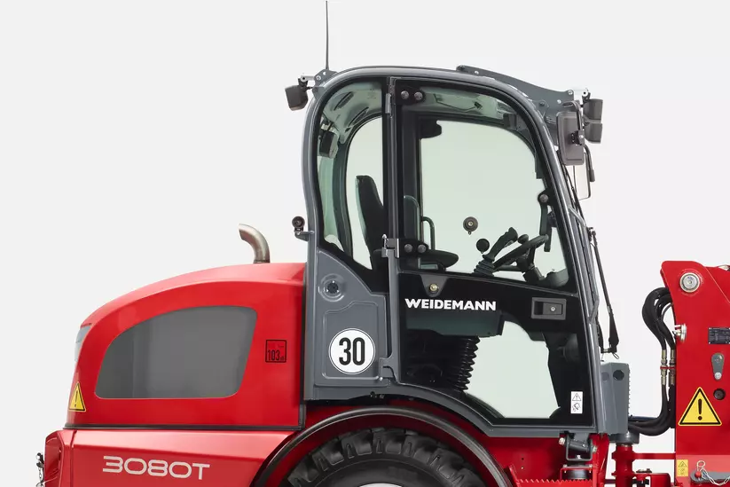 Weidemann Teleskopradlader 3080T, Fahrerstand