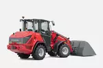 Weidemann telescopic wheel loader 2060T cabin with light goods bucket, studio
