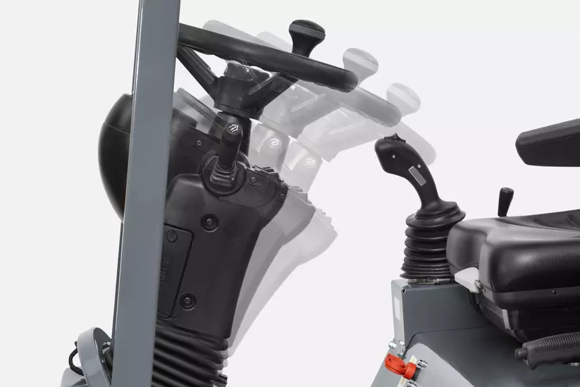 Weidemann Hoftrac 1140, 1140BL, Verstellbare Lenksäule