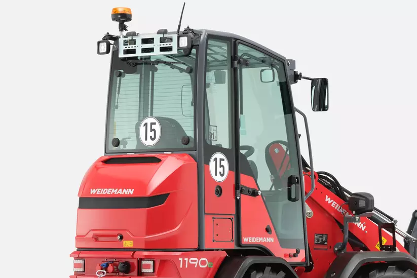 Weidemann Hoftrac 1190e, Kabine