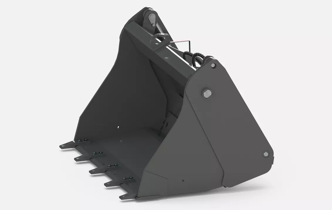 Weidemann attachment 4-in-1 bucket with ripper teeth, Studio