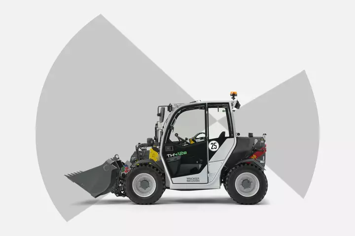 Wacker Neuson Teleskoplader TH412e, Rundumsicht