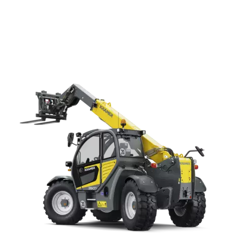 The Kramer telehandler 3507 in a studio.
