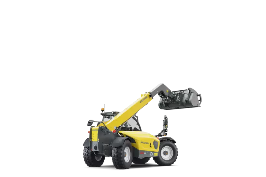 The Kramer telehandler 3507 in a studio.