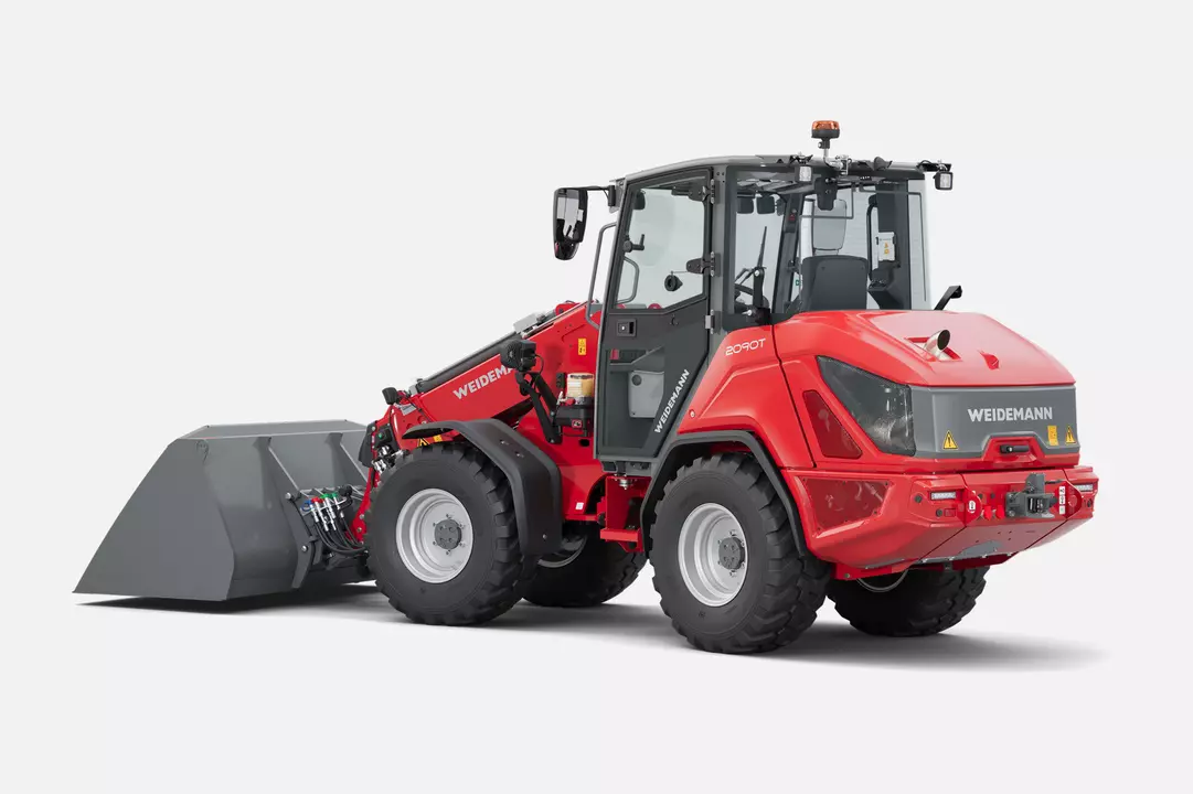 Weidemann Teleskop Rad Lader 2090T Kabine mit Leichtgewicht Ladeschaufel, studio