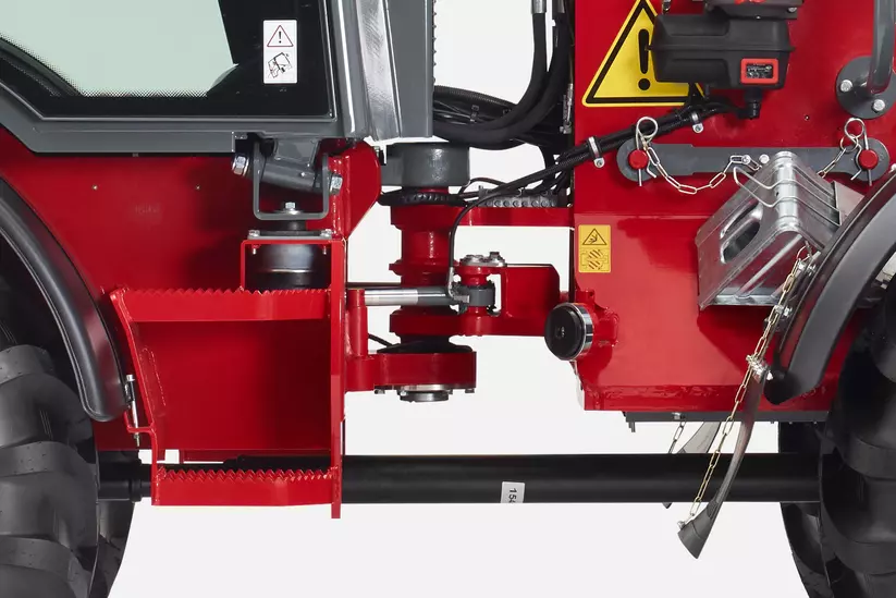 Weidemann Teleskopradlader 4080T, Schwingungsdämpfung Fahrerstand Kabine