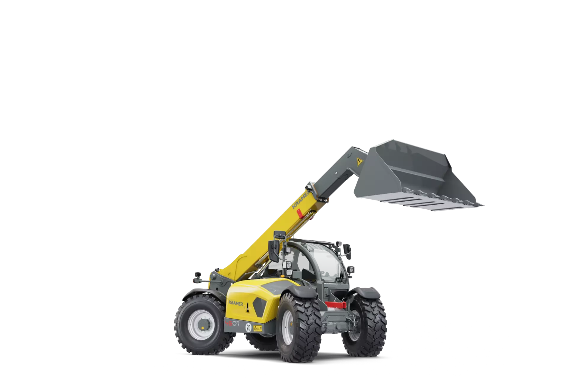 The Kramer telehandler 4507 in a studio.