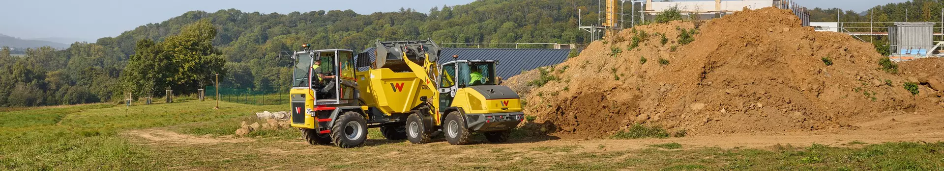 Wacker Neuson wheel loader in action
