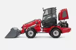 Weidemann telescopic wheel loader 2080T with cabin, studio
