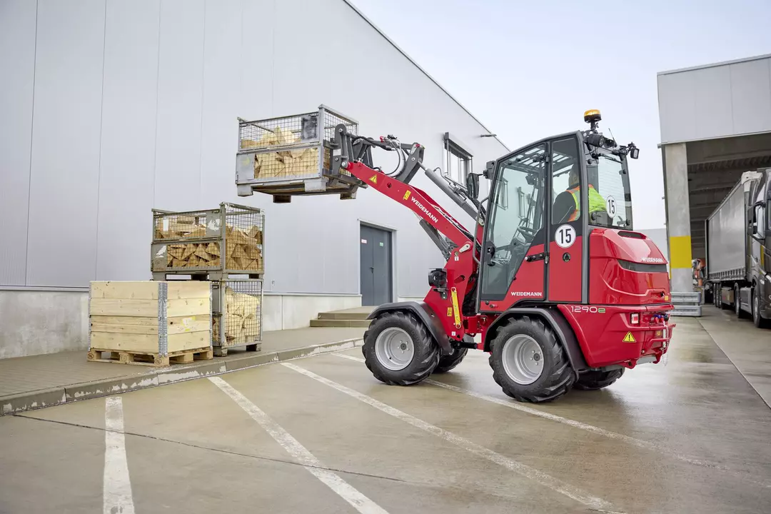 Weidemann Hoftrac 1290e im Einsatz