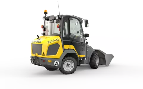The wheel loader 5040 from Kramer.