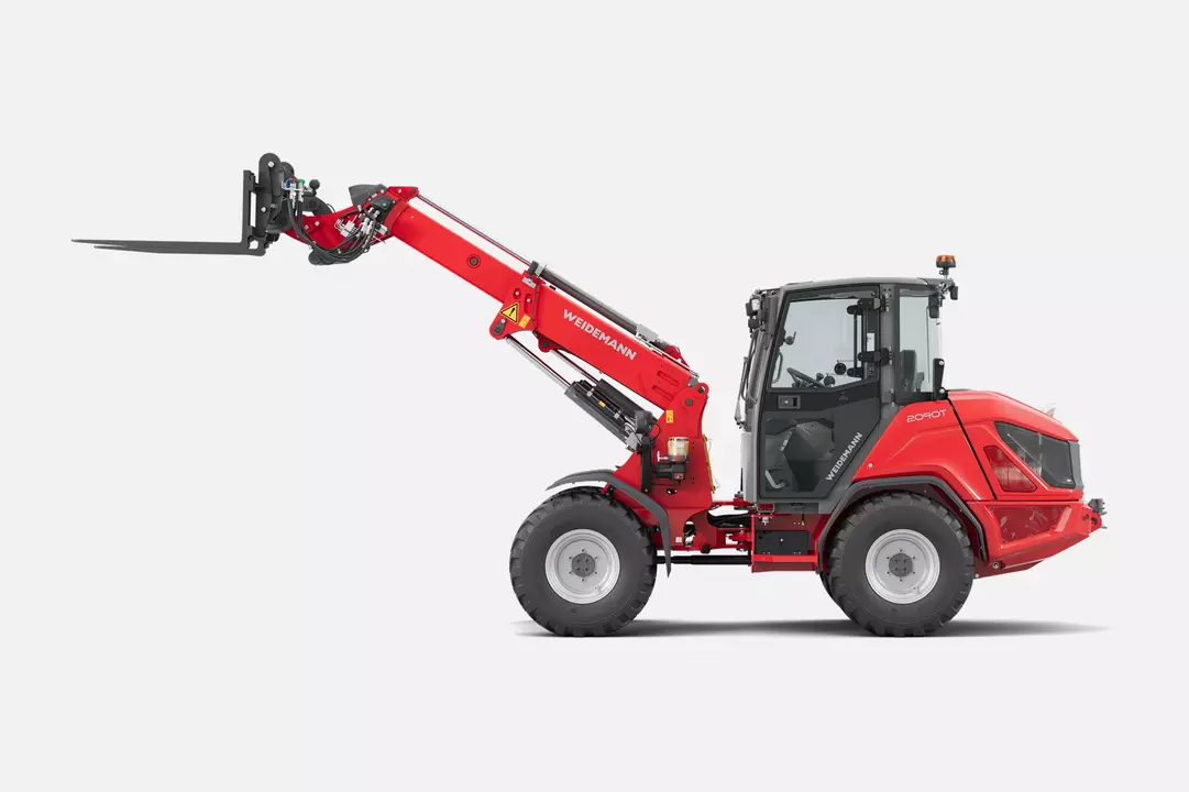 Weidemann Teleskop Rad Lader 2090T Kabine mit Leichtgewicht Ladeschaufel, studio