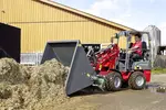 Weidemann Hoftrac 1140 mit Einstreugerät, Einsatz