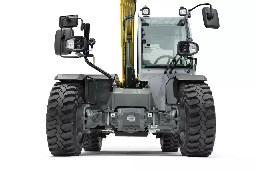 Wacker Neuson telehandler TH412e axle, studio