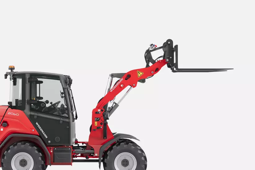 Weidemann Radlader 2060 im Studio, Große Hubhöhe