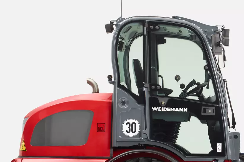 Weidemann Teleskopradlader 3080T, Kabine