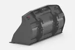 Weidemann attachment earth bucket with interchangeable cutting edge, Studio