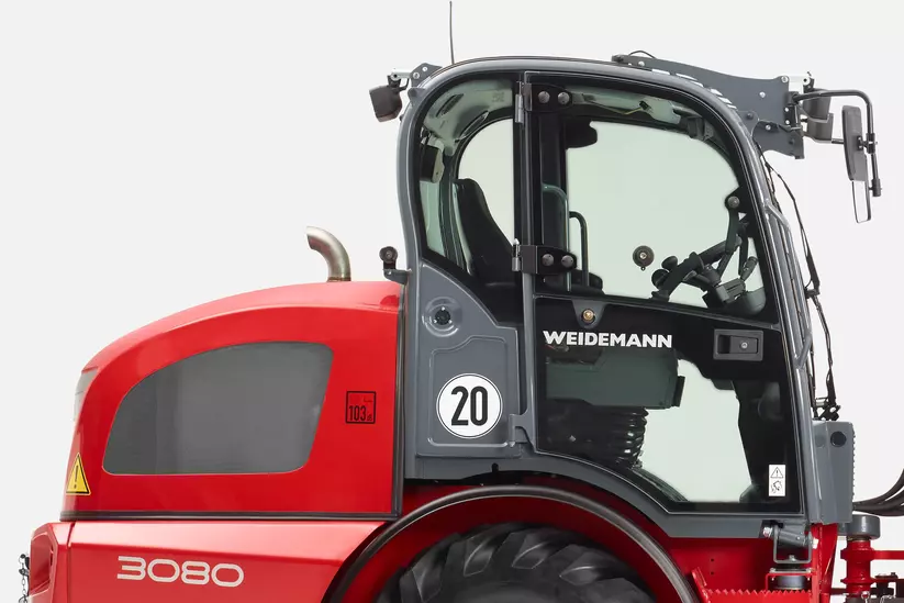Weidemann Radlader 3080, Kabine 