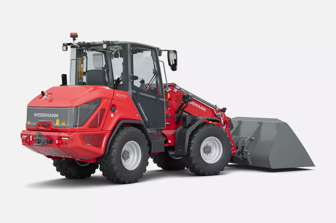 Weidemann Teleskop Rad Lader 2090T Kabine mit Leichtgewicht Ladeschaufel, studio