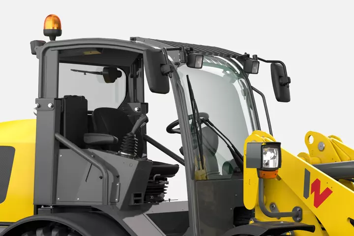 Wacker Neuson wheel loader WL44, Driver's seat