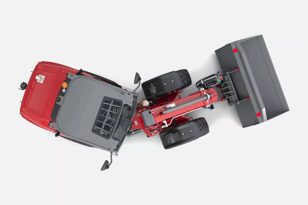 Weidemann Teleskop Rad Lader 2090T Kabine mit Leichtgewicht Ladeschaufel, studio
