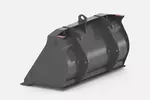 Weidemann attachment earth bucket with interchangeable cutting edge, Studio