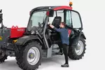 Weidemann telehandler T7035 cabin with entrance, studio