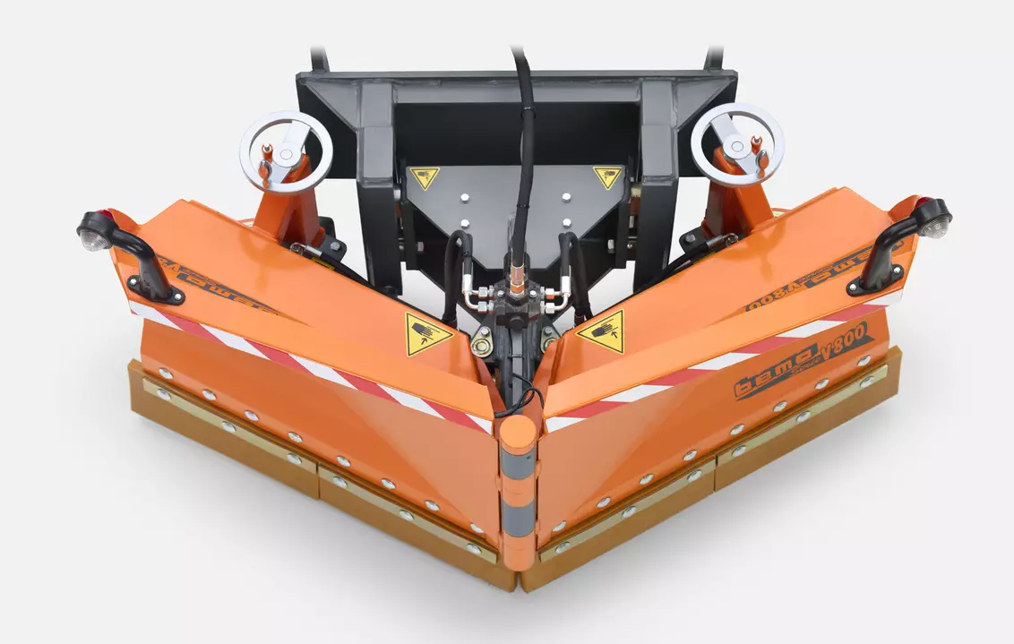 Weidemann attachment V-Snow plow, Studio