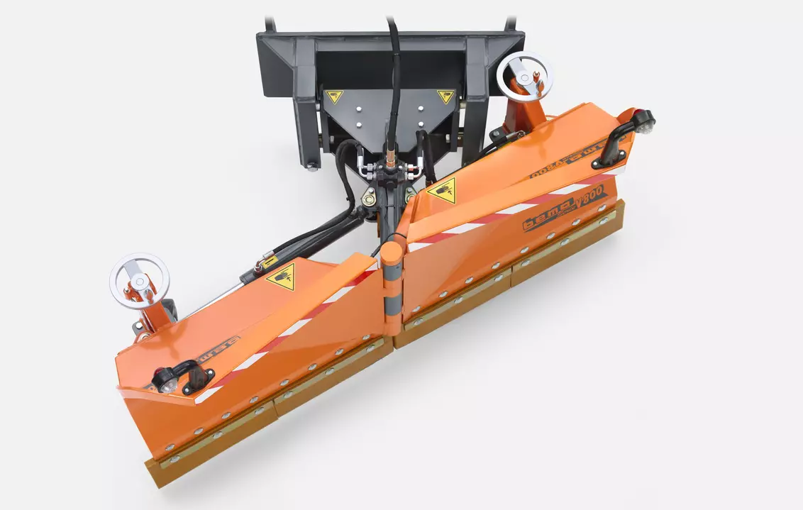 Weidemann attachment V-Snow plow, Studio