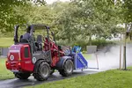 Weidemann Hoftrac 1280 Fahrerschutzdach mit Hochdruckreiniger, Einsatz