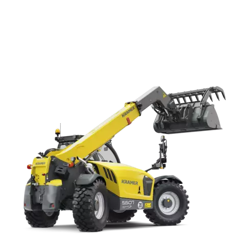 The Kramer telehandler 5507 in a studio.