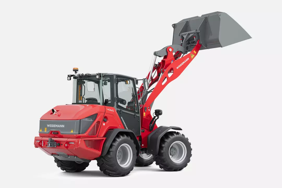 Weidemann Radlader 4060 Kabine mit Leichtgutschaufel, Studio