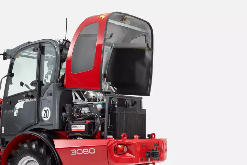 Weidemann Radlader 3080, Motorhaube 