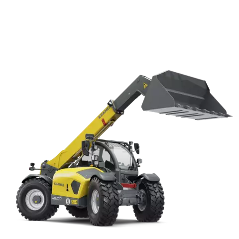 The Kramer telehandler 4507 in a studio.
