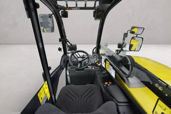 Kramer telehandlers have 360° all-round visibility.