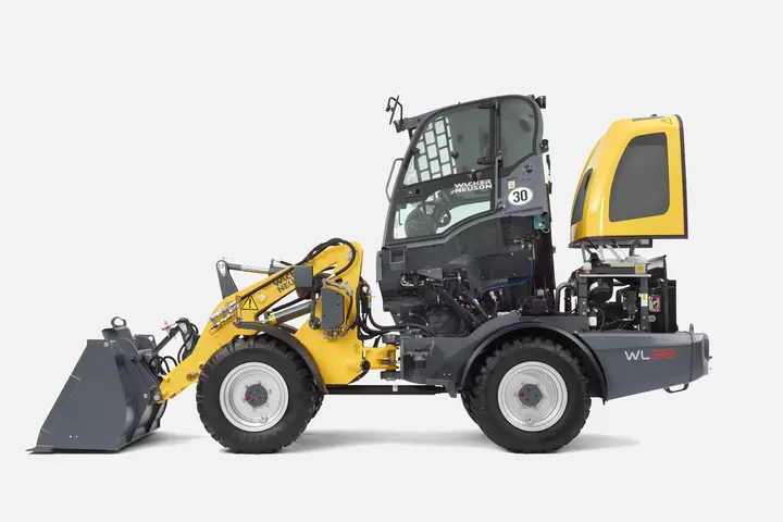 Wacker Neuson wheel loader WL38, Tiltable cabin