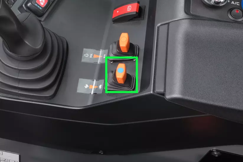 Weidemann Radlader 2060, 3060, 4060 im Studio, Geschwindigkeitsbegrenzer