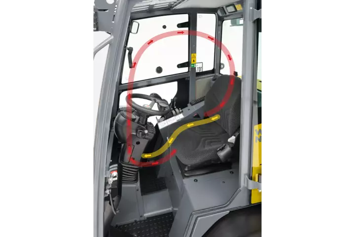 Wacker Neuson wheel loader WL250, Pleasant working atmosphere