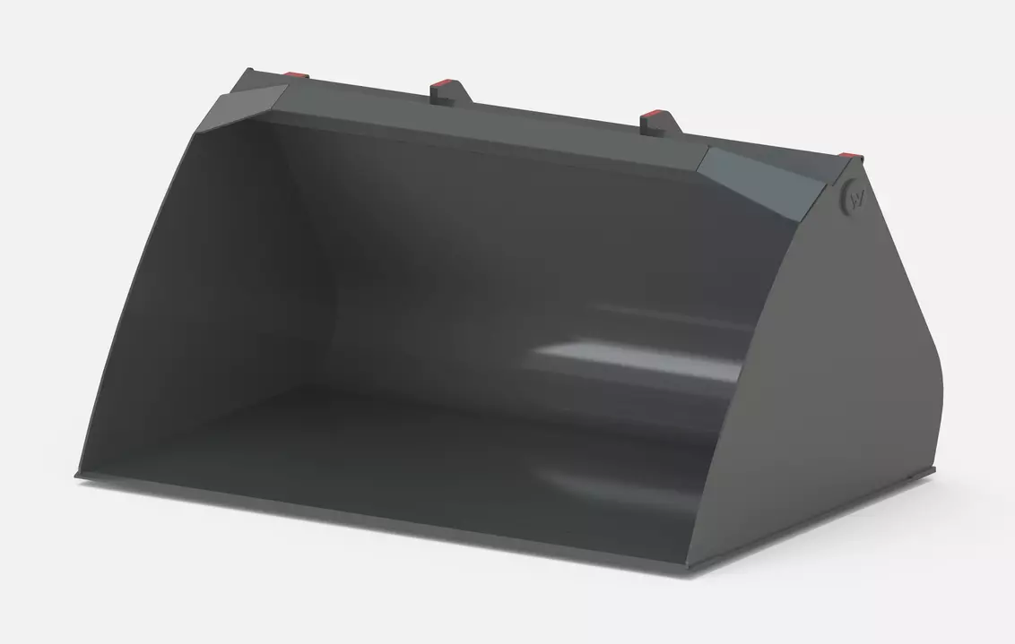 Weidemann attachment Light material bucket round, Studio
